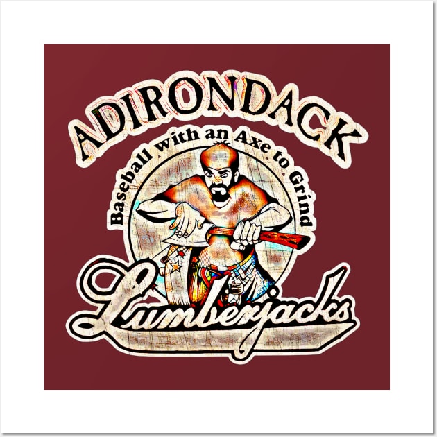 Adirondack Lumberjacks Baseball Wall Art by Kitta’s Shop